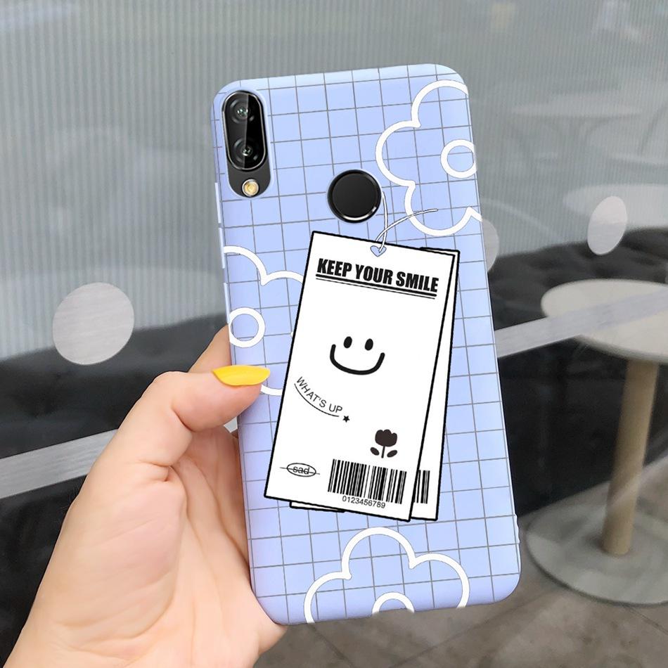 Чехол для Huawei P20 Lite Nova 3e ANE-LX1 ANE-LX2 Милый Мультяшный Конфетный Цвет Силиконовые Чехлы для Телефона Для Huawei P20lite Мягкая TPU Обложка