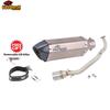 Slip On For YAMAHA Cygnus Gryphus 125cc Full System Motorcycle Exhaust Escape Moto Front Pipe Muffler With Reomvable DB Killer