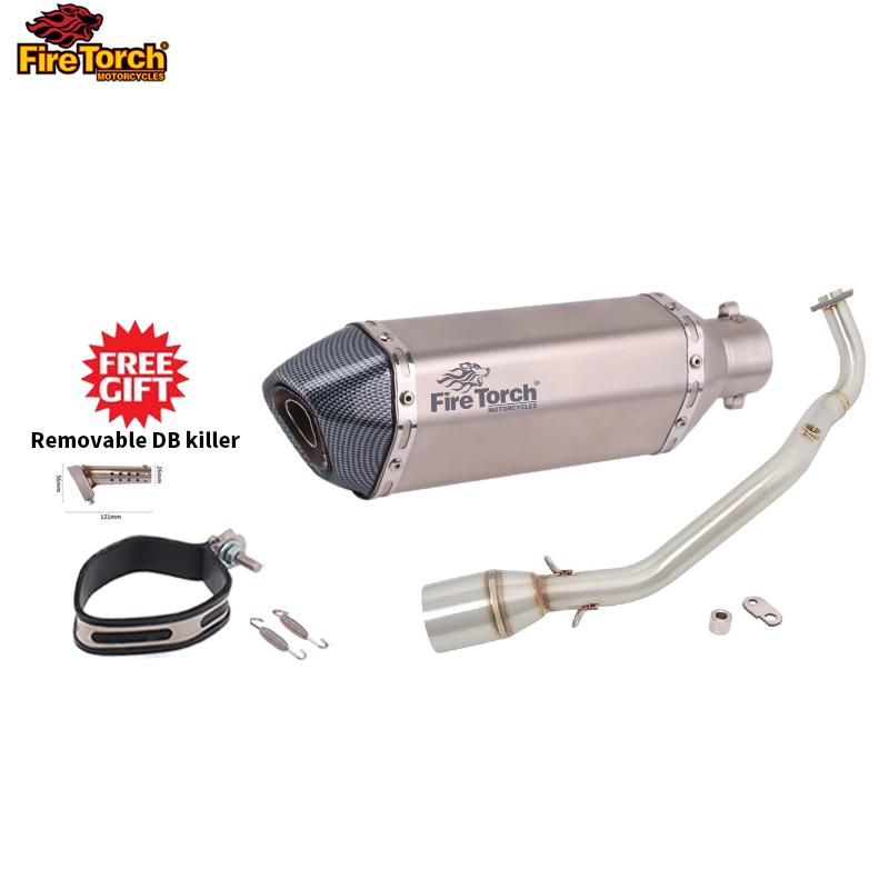 Slip On For YAMAHA Cygnus Gryphus 125cc Full System Motorcycle Exhaust Escape Moto Front Pipe Muffler With Reomvable DB Killer