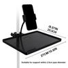 Sound Card Tray Universal Mic Stand Tray Clamp On Utility Shelf Stand for Live Tripod Bracket Phone Holder