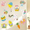 Easter Party Decoration Supplies Carnival Decoration Banner Pulling Banner Easter Egg Patch