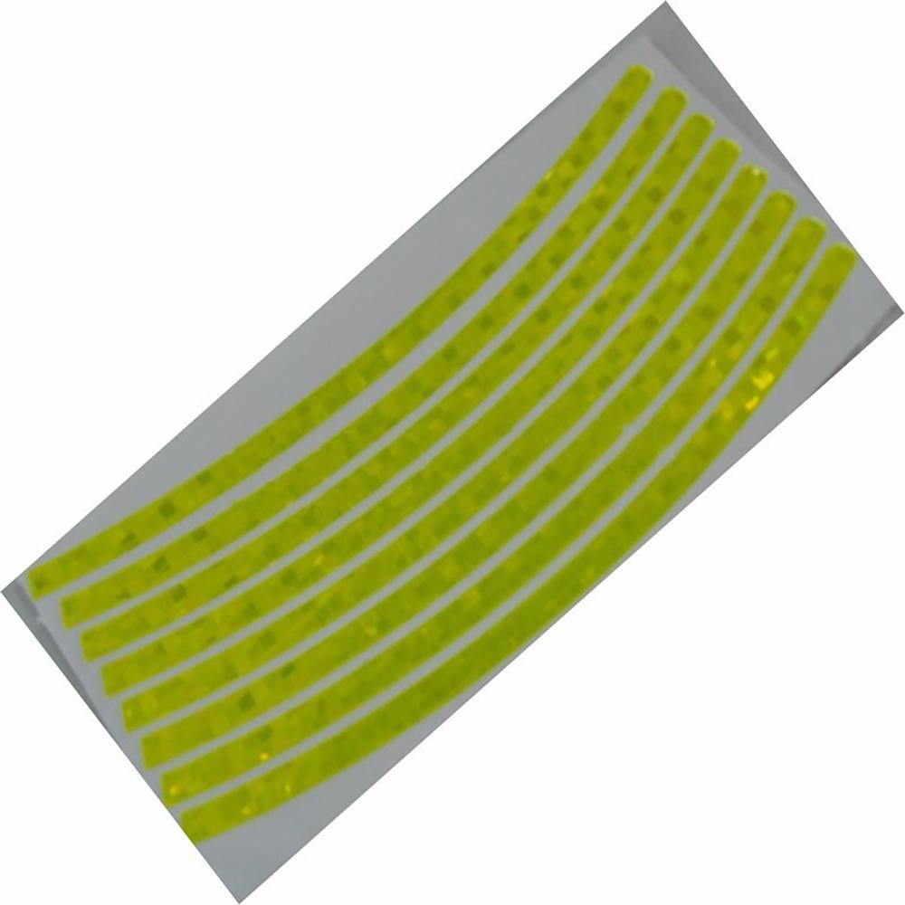 Reflective Tape Stickers Bicycles Electric Bikes Motorcycles Mountain Bikes Steel Rims Spokes Wheels Back Adhesive Strips