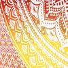 BLESS INTERNATIONAL Beautiful Indian Bohemian Psychedelic Hippie Ombre Window Curtain Panels for Bedroom, Living, Balcony (Red Yellow Omra)