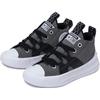 Converse Chuck Taylor All Star Удобные Универсальные Мид-топ Детские Холщовые Кроссовки Детские Кроссовки Серый Черный A09340C