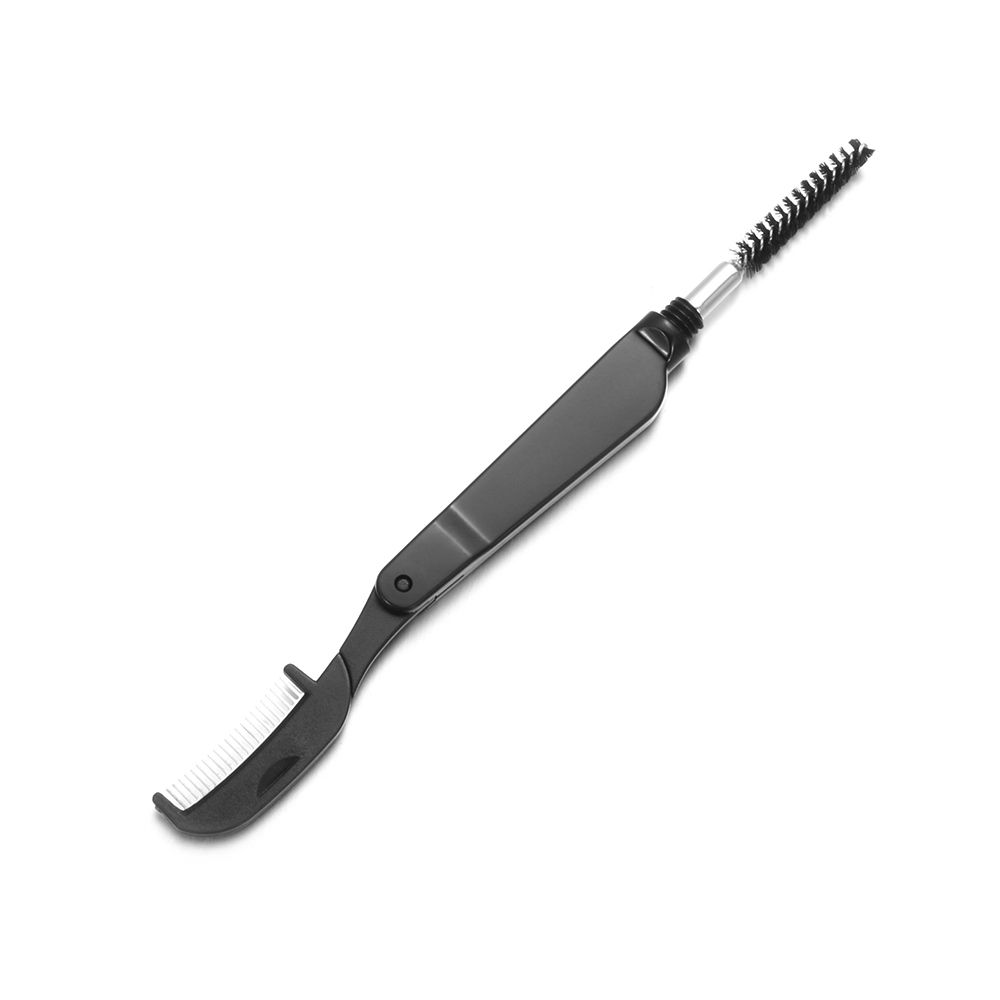 Инструмент для удлинения, косметическая щеточка для бровей, металлическая расческа для ресниц, складная двухголовая тушь для ресниц, разделитель