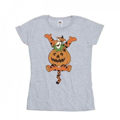 Winnie the Pooh Женская футболка с изображением тигра и тыквы