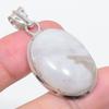 Natural Moonstone Gemstone 925 Sterling Silver Jewelry Pendant 1.85" H1o53
