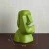 Statue tissue box, napkin storage bucket, Easter Island portrait resin tissue box holder, bar napkin box, hotel room decoration