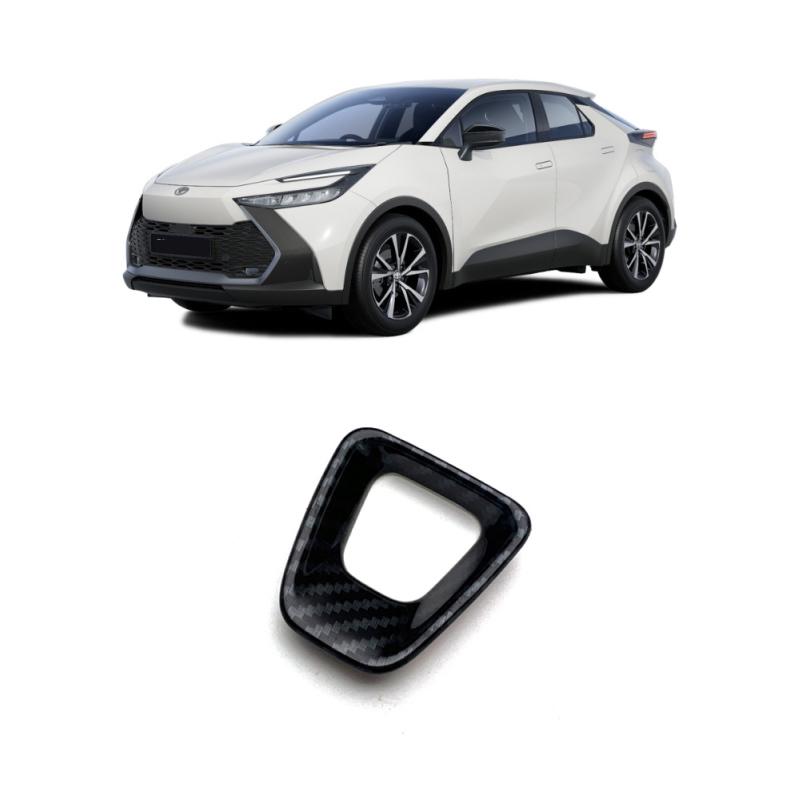Для Toyota CHR C-HR 2024 2025 ABS Углеродное волокно Автомобиль Рулевое колесо U Декоративная накладка Наклейка интерьер Аксессуары