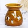 Ceramic Wax Melt Warmer Essential Fragrance Oil Diffuser Small Tea Light Candle Holder Desk Incense Aroma Burner for Home Bedroom Decor