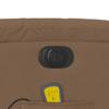 Electric Massage Chair Brown Fabric