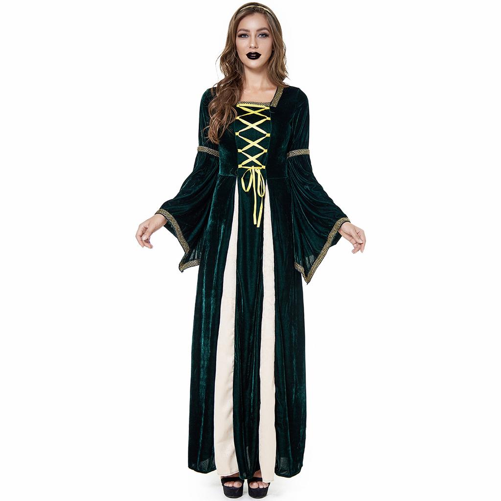 Костюмы греческих придворных принцесс и королев на Хэллоуин, ретро-костюмы для европейских королевских театральных постановок.