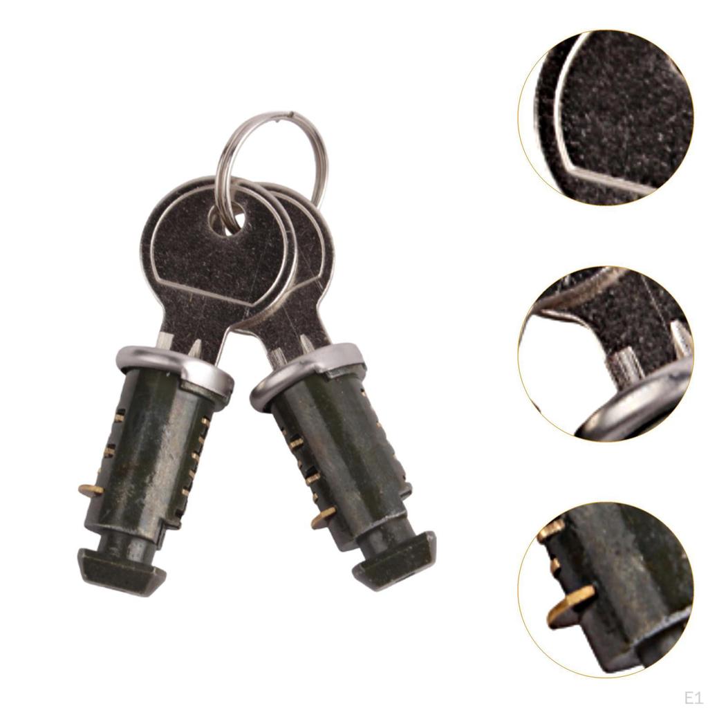 Car Rack Lock Cores with Keys for Roof Systems, Replacement Parts