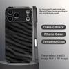 Черная волнистая текстура для чехла iphone 17 Модный для coque iphone Чехол fundas Стекло для iPhone 17 16 15 14 13 12 11pm Pro Plus