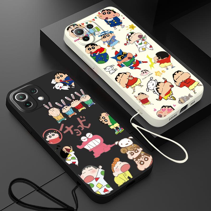 Phone Cover Case for Xiaomi Redmi A2 12C 13C K60 K40 A1 10 A3x 14C 9 8 Fashion Crayon Shin-chan