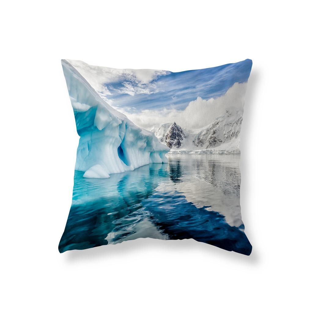 Подушка-плед с видом на северное сияние и звездное небо, декор для дивана, декор для эстетики комнаты, наволочка, чехол на подушку для стула, домашний декор