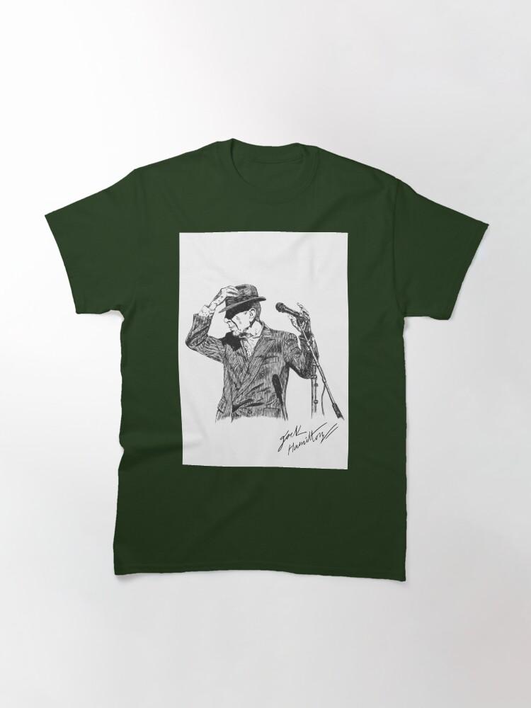 Leonard Cohen Leonard Cohen Original Hand Drawn Ink Print Classic T-Shirt