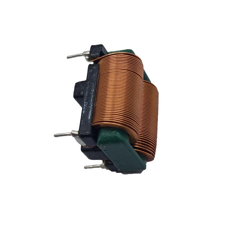 Flat Coil Common Mode Inductor SQ2418, Wire 0.3x1.5mm, Pin 21.5x17mm, 10mH, 5.0A, Horizontal, In Stock