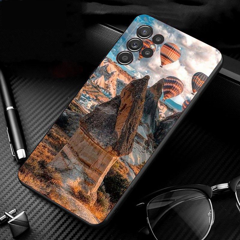 Hot Air Balloon Phone Case For Samsung S25 S24 S23 S22 S21 S20 Ultra S20 S22 S21 S20 FE S24 Plus Shell Case