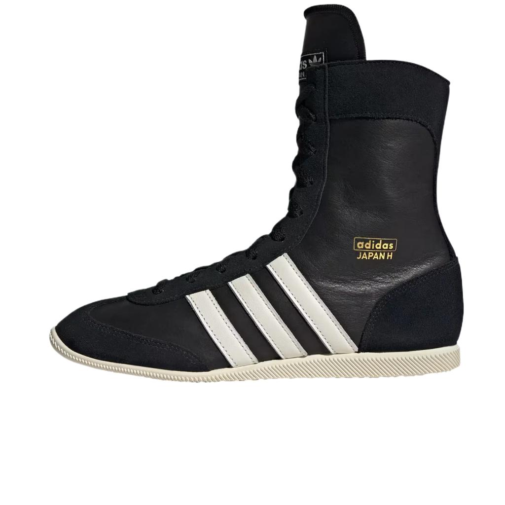 adidas Япония Высокие Черные Молочные Женские Кроссовки Основной Черный Кремово-Белый JS4036