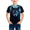 Summer Men's T-shirt Fashion Tiger Dinosaur Graphic 3D Print Men's Short Sleeves T-Shirt Loose Casual Outdoor Men's and Women's Tees Tops