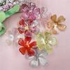 10Pcs Necklace Pendant Acrylic DIY Beads Bead 26.5mm Flower Beads Jewelry Making Beads  Delicate Jewelry