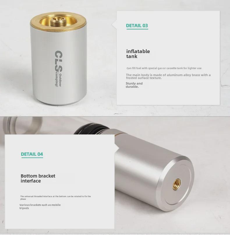 CLS Портативная наружная газовая лампа-свеча для кемпинга 