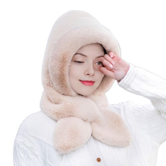 Women Hat Solid Color Elastic Knitted Warm Winter Hat