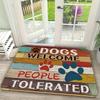 Dog Paw Welcome Mat Anti-Slip Carpet For Bathroom Kitchen Bedroom Living Room Entrance Rug Home Decor Doormat