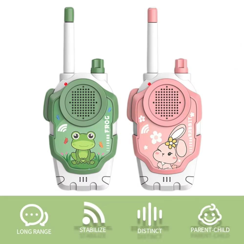 2Pcs Parent-child Interaction Kids Walkie Talkie Toys Long-distance Radio Phone  Boy/Girl