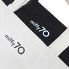 miffy 70th Anniversary Applique Tote Bag Gold & Black