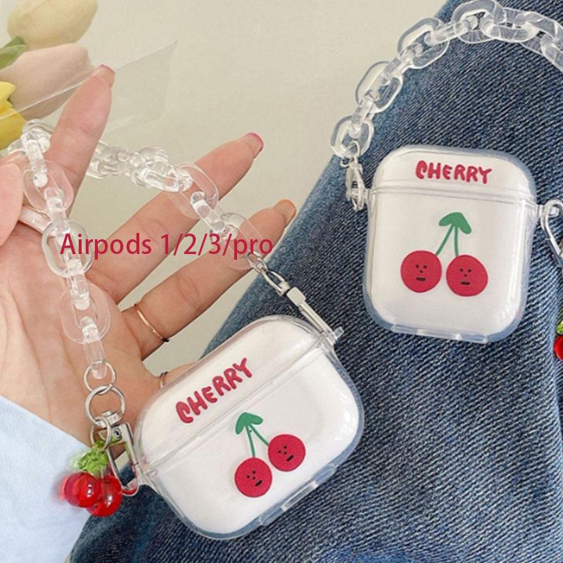 Чехлы для наушников AirPods с вишнями для Bluetooth, совместимые с AirPods 1/1/1/1/pro/pro1, защитные чехлы
