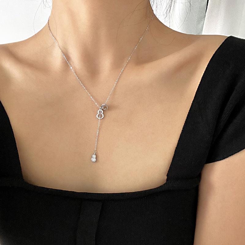 Простое ожерелье-чокер с круглыми бусинами и бахромой, женская цепочка для ключицы, подарок в холодном стиле, регулируемая цепочка-чокер, женская