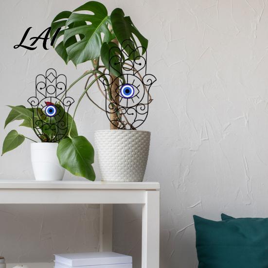 Decorative Plant Support for Indoor Fatima Hand Trellis Palm Shape Hoya Small Stem Home Garden Metal Trellis Potted Plants Climbing Houseplants