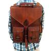 Leather Bag Backpack Rucksack Vintage Men's Laptop Messenger Crafts Genuine New