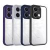 Чехол для Oppo Reno 13 CPH2689 Амортизирующий силиконовый бампер с воздушной подушкой Прозрачная матовая задняя крышка Жесткий чехол для телефона для Oppo Reno13 5G