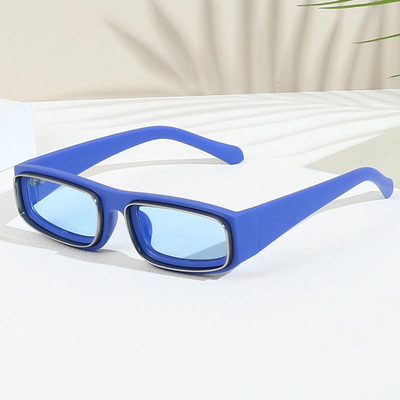 Модные Люксовые Мужские Солнцезащитные Очки Маленькие Прямоугольные Дизайнерские Квадратные Ретро UV400 Очки Модные Очки Для Мужчин