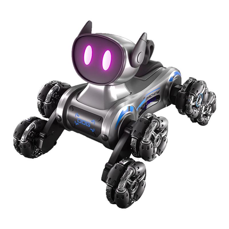 Радиоуправляемая механическая собака трюковая восьмиколесная причудливая дрифтовая электрическая машина с дистанционным управлением умные собаки детский подарок мальчик робот собака