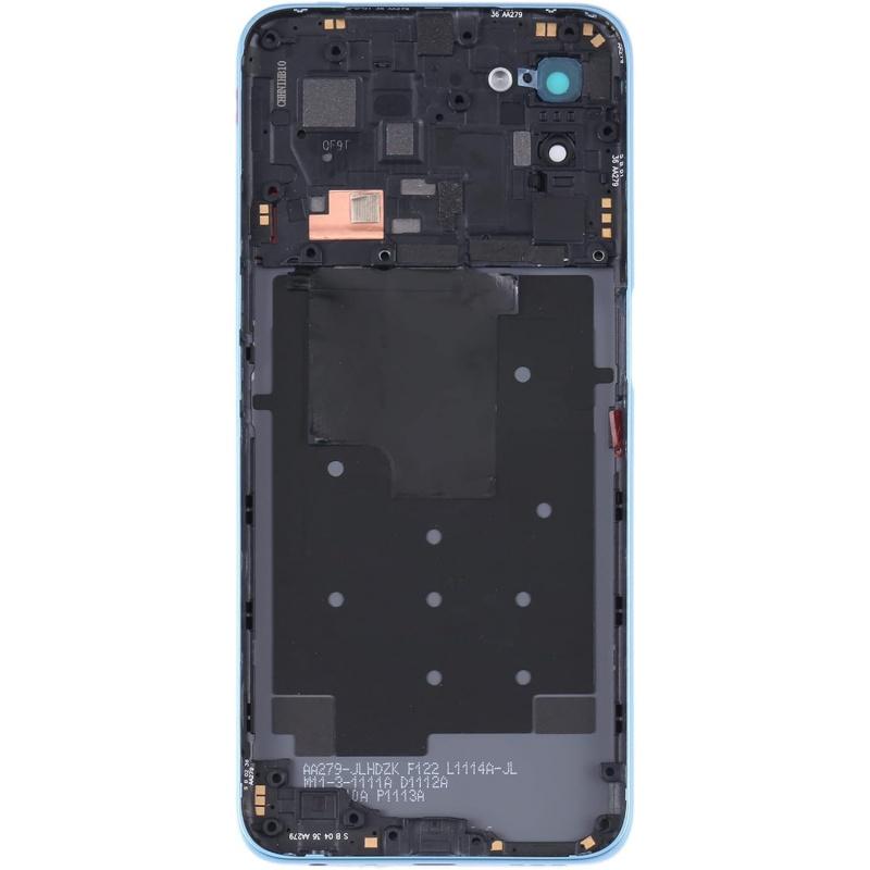 Задняя крышка аккумулятора для Oppo 56 5G со средней рамкой, аксессуары для телефона