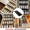 4 Tier Seasoning Jars Rack Drawers Insert Acrylic Spice Drawer Organizer Kitchen Spice Rack Tray for Cocina Drawer/Countertop