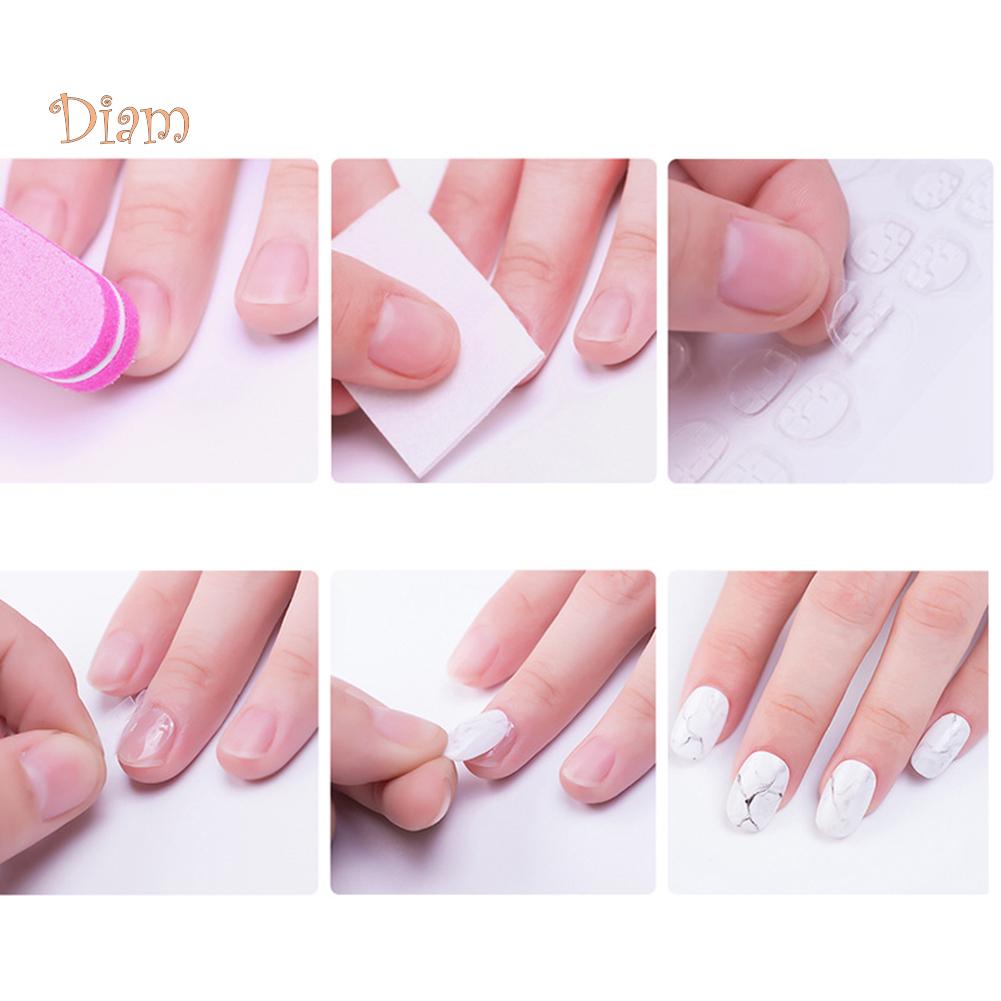 SBS 120 шт. прозрачные двухсторонние накладные ногти клейкие ленты наклейки искусственные ногти