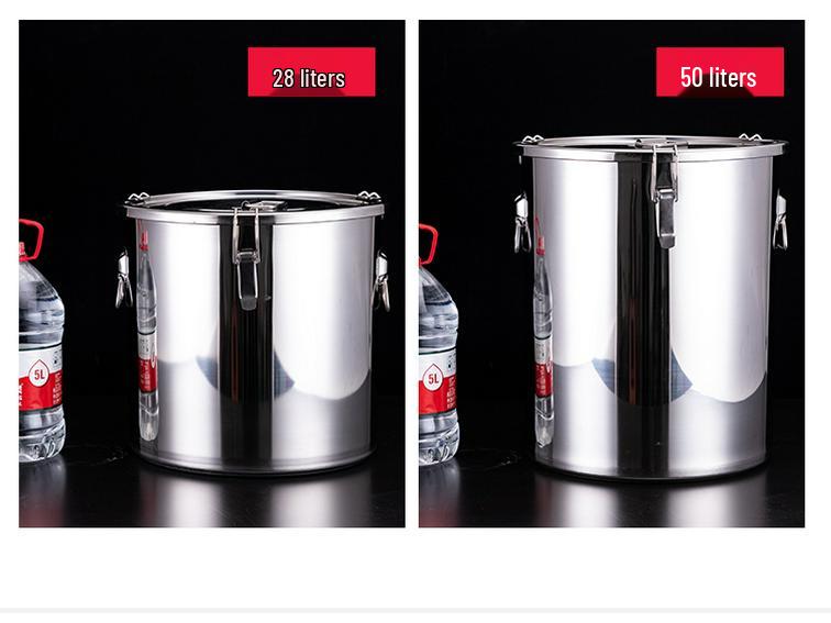 Герметичный многоцелевой бочонок из нержавеющей стали 304 для хранения вина, чая, молока, для ферментации, масла или риса