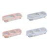 Reusable Food Storage Container Leakproof Seasoning Tray Stainless Steel Lunch Box  Office