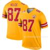 Kansas City Chiefs 87 Travis Kelce Football Jersey Mens Sports Game Uniform Black