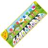 Coolplay 110x36cm Musical Piano Mat for Kids Toddlers Floor Keyboard Dance Mat with 8 Animal Sounds Baby Mat Educational Toys WBL