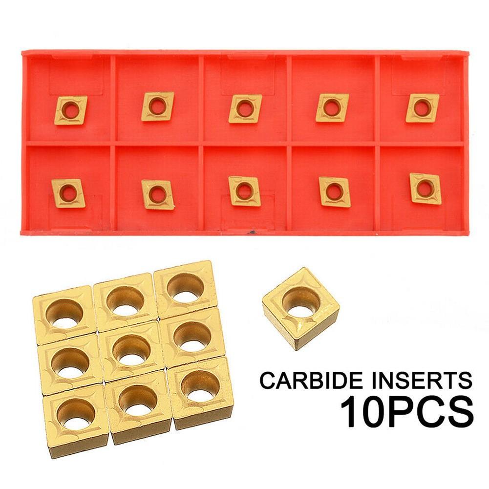 10 шт. CCMT060204-HM YBC251 токарный станок с ЧПУ твердосплавные лезвия вставки для токарного инструмента
