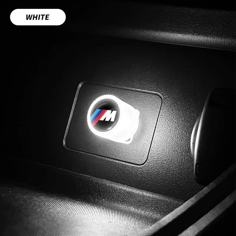 Мини USB светодиодная автомобильная лампа, атмосферообразующая подсветка салона автомобиля для BMW M E46 E90 E60 F30 F10 E39 E36 F20 G30 G20 E87 E92 E91 E30 X1 X3 X5