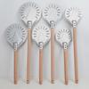WS Perforated Pizza Peel with Wooden Handle