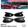M Horn Rearview Mirror Cap Shell For VW Passat B7 Beetle CC Scirocco Jetta MK6 Eos Side Door Mirror Cover Add-on