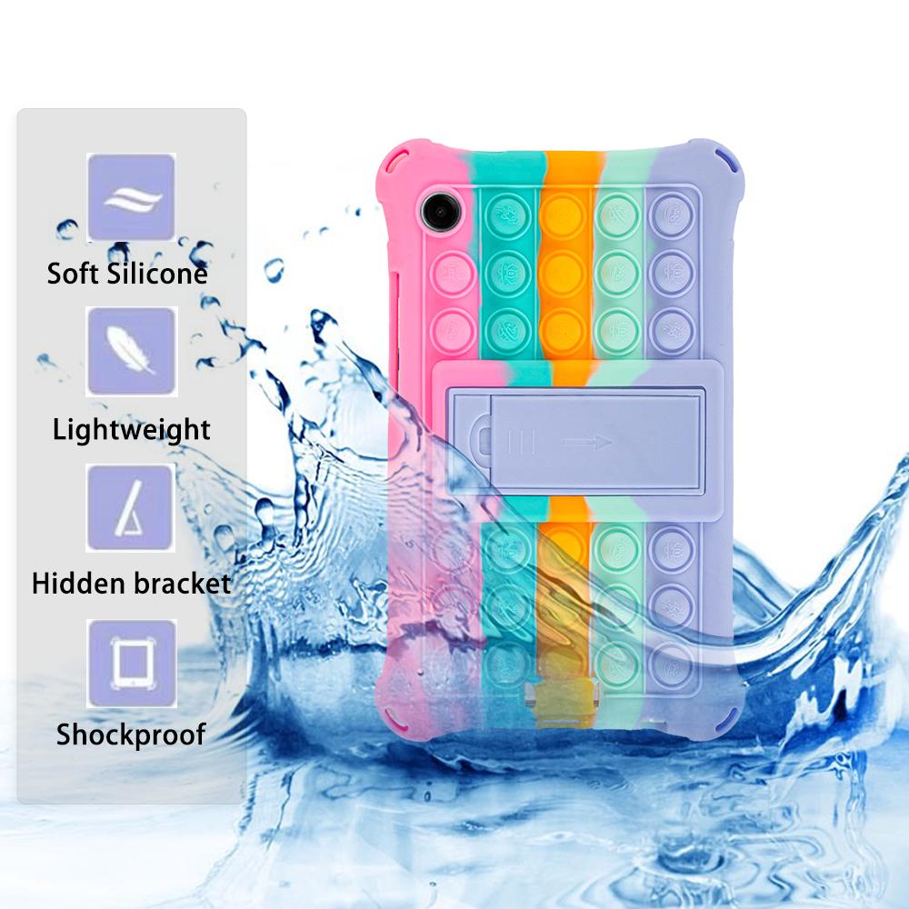 Мягкий силиконовый детский чехол для Samsung Galaxy Tab A11 8.7 дюйма SM-X133 SM-X135 Чехол-подставка для планшета для Tab A9 8.7'' X110 Funda
